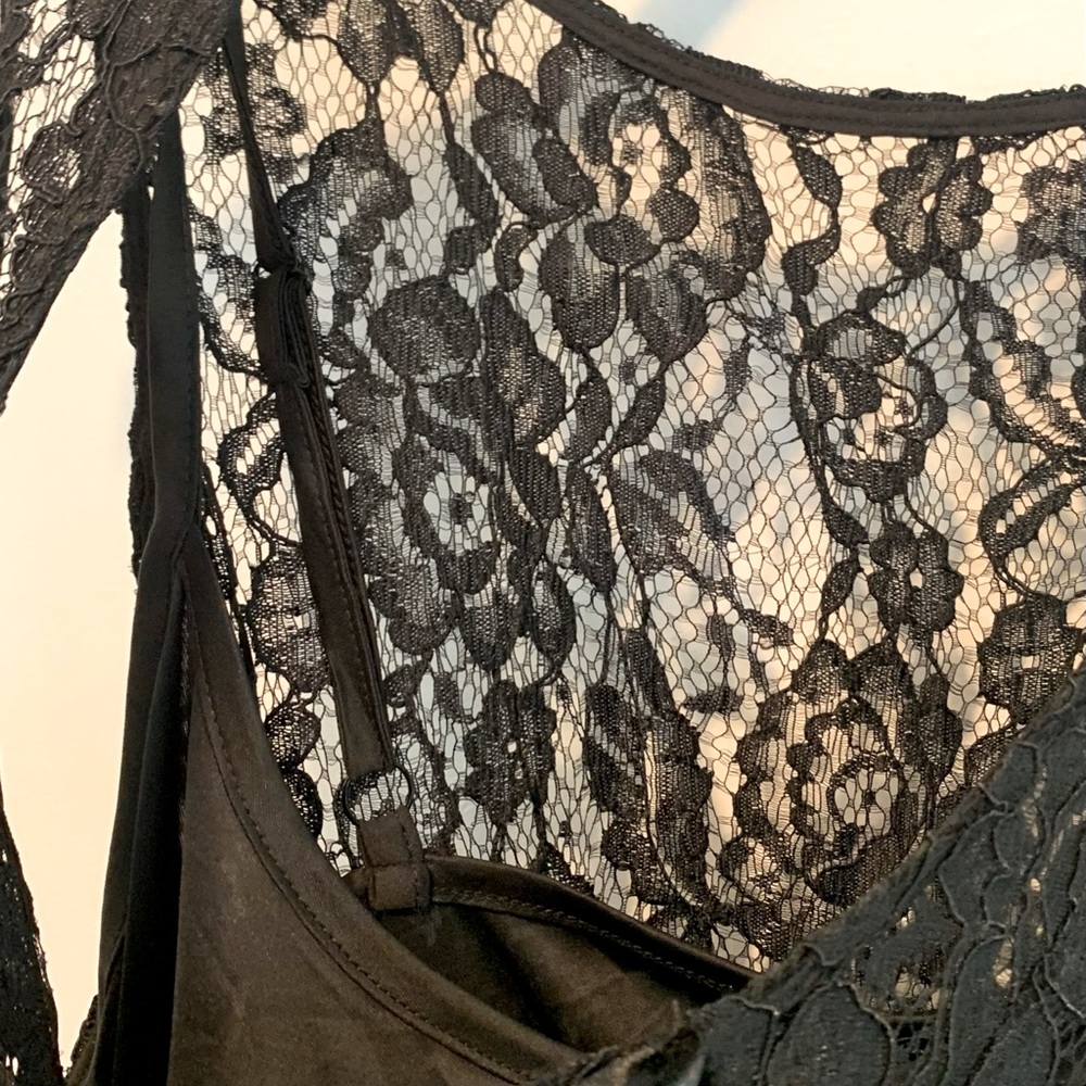 Sweet Society Dark Romance Black Lace Mini Dress - Picture 8 of 10